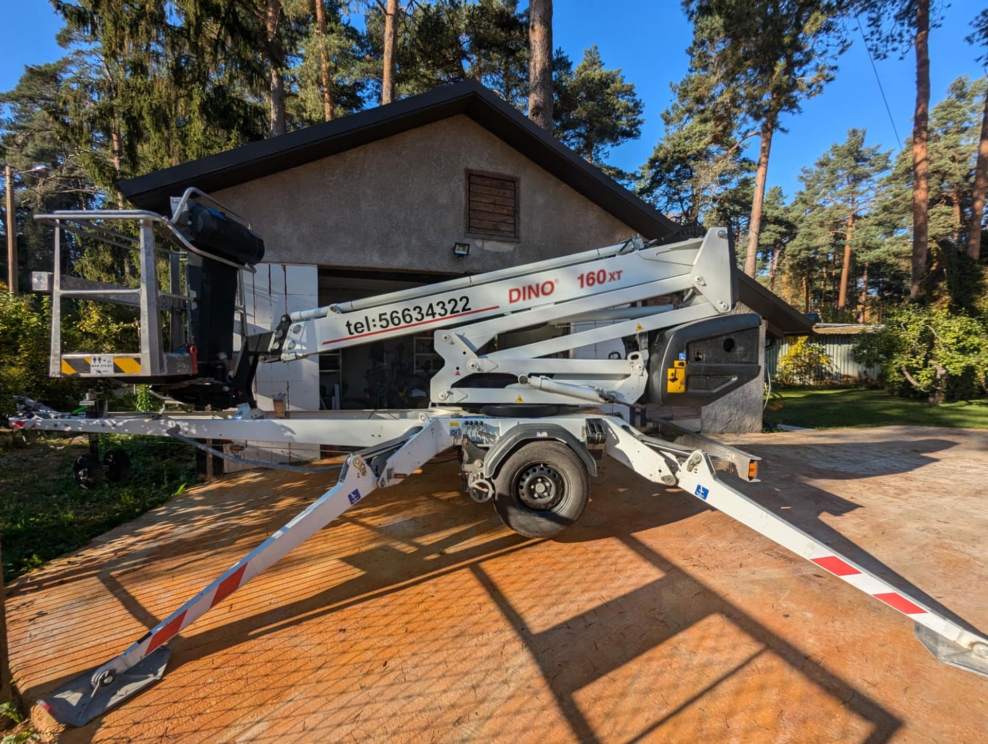 Dino 160XT tõstuk. Vändra, Pärnumaa, Viljandi. Tõstuki teenused